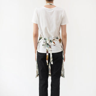 LIMITED EDITION Golden Fall Linen Daily Apron - Linen Tales B2B 3