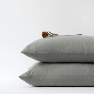 LIMITED EDITION Khaki Linen Pillowcase - Linen Tales B2B 