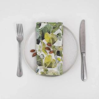 LIMITED EDITION Lotus Linen Napkins Set of 2 - Linen Tales B2B 