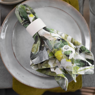 LIMITED EDITION Lotus Linen Napkins Set of 2 - Linen Tales B2B 