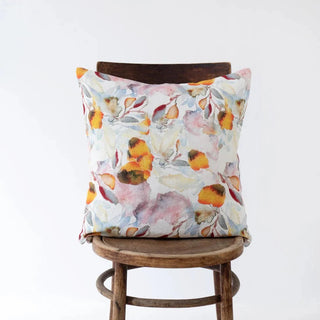 LIMITED EDITION Orange Flow Linen Cushion Cover - Linen Tales B2B 