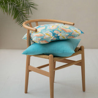 LIMITED EDITION Pastel Iris Linen Cushion Cover - Linen Tales B2B 