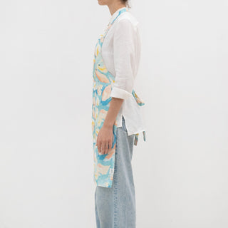 LIMITED EDITION Pastel Iris Linen Daily Apron - Linen Tales B2B 