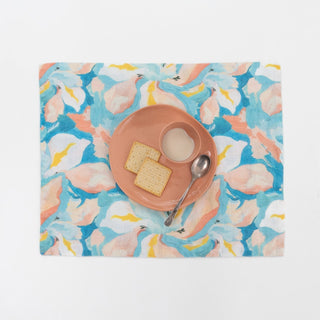 LIMITED EDITION Pastel Iris Linen Placemat - Linen Tales B2B 