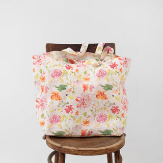 LIMITED EDITION Wildflower Flow Linen Big Bag - Linen Tales B2B 