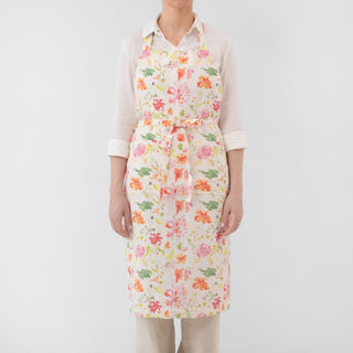 LIMITED EDITION Wildflower Flow Linen Chef Apron - Linen Tales B2B 