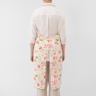 LIMITED EDITION Wildflower Flow Linen Chef Apron - Linen Tales B2B 3