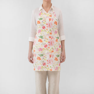 LIMITED EDITION Wildflower Flow Linen Daily Apron - Linen Tales B2B 