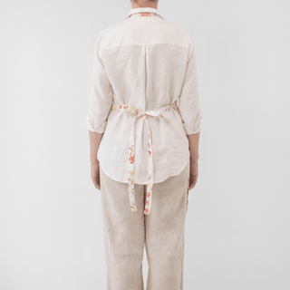 LIMITED EDITION Wildflower Flow Linen Daily Apron - Linen Tales B2B 3