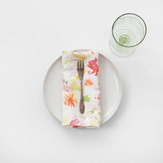 LIMITED EDITION Wildflower Flow Linen Napkins Set of 2 - Linen Tales B2B 