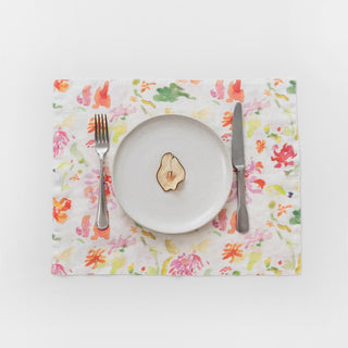 LIMITED EDITION Wildflower Flow Linen Placemat - Linen Tales B2B 