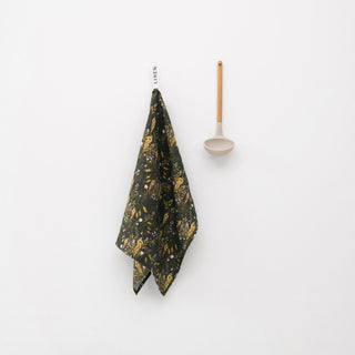 LIMITED EDITION Woodland Linen Kitchen Towel - Linen Tales B2B 