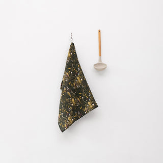 LIMITED EDITION Woodland Linen Kitchen Towel - Linen Tales B2B 