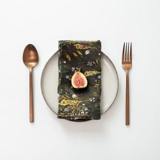 LIMITED EDITION Woodland Linen Napkins Set of 2 - Linen Tales B2B 