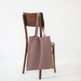 Linen Tales Ashes of Roses Linen Tote Bag - Linen Tales B2B 