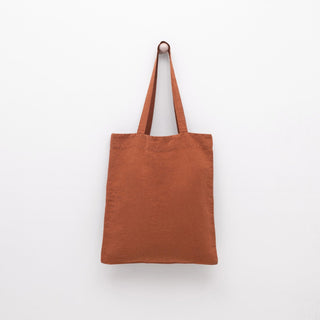 Linen Tales Baked Clay Linen Tote Bag - Linen Tales B2B 