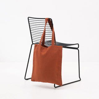 Linen Tales Baked Clay Linen Tote Bag - Linen Tales B2B 