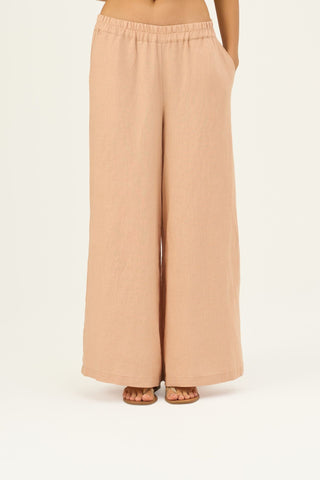 Linen Tales Closet Maple Sugar Linen Zayn Trousers - Linen Tales B2B 4