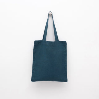 Linen Tales Deep Water Linen Tote Bag - Linen Tales B2B 