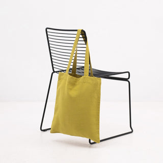 Linen Tales Lemon Curry Linen Tote Bag - Linen Tales B2B 4