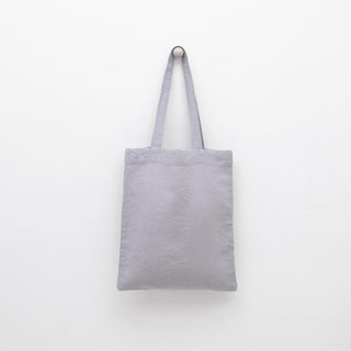 Linen Tales Light Grey Linen Tote Bag - Linen Tales B2B 