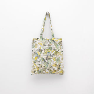 Linen Tales Lotus Linen Tote Bag - Linen Tales B2B 1