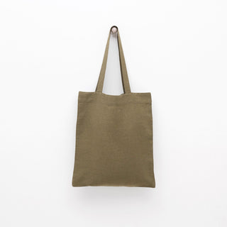 Linen Tales Martini Olive Linen Tote Bag - Linen Tales B2B 