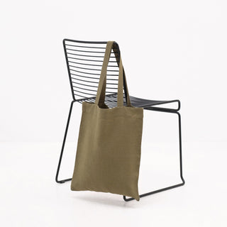 Linen Tales Martini Olive Linen Tote Bag - Linen Tales B2B 