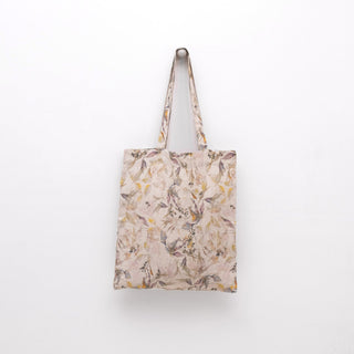 Linen Tales Meadow on Light Natural Linen Tote Bag - Linen Tales B2B 