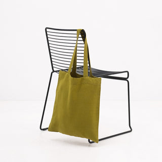 Linen Tales Moss Green Linen Tote Bag - Linen Tales B2B 2