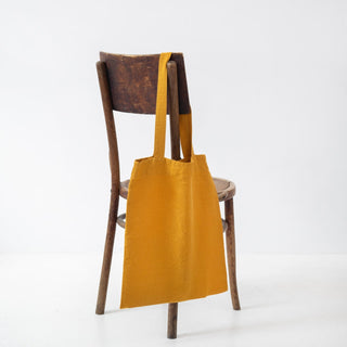 Linen Tales Mustard Linen Tote Bag - Linen Tales B2B 