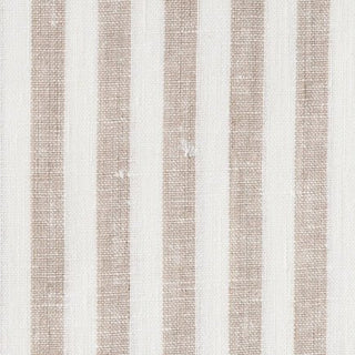 Linen Tales Natural White Stripes Linen Garcon Apron - Linen Tales B2B 