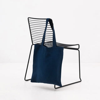 Linen Tales Navy Linen Tote Bag - Linen Tales B2B 