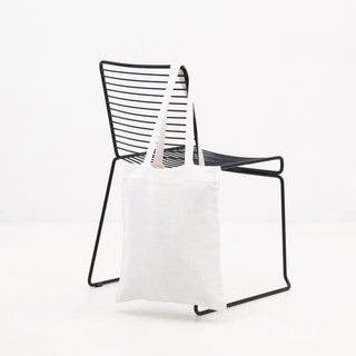Linen Tales Off - White Linen Tote Bag - Linen Tales B2B 