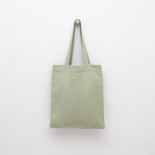 Linen Tales Sage Linen Tote Bag - Linen Tales B2B 