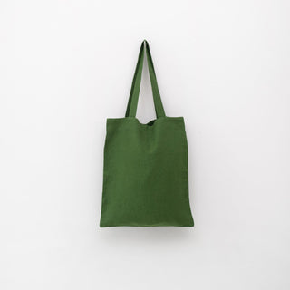 Linen Tales True Green Linen Tote Bag - Linen Tales B2B 