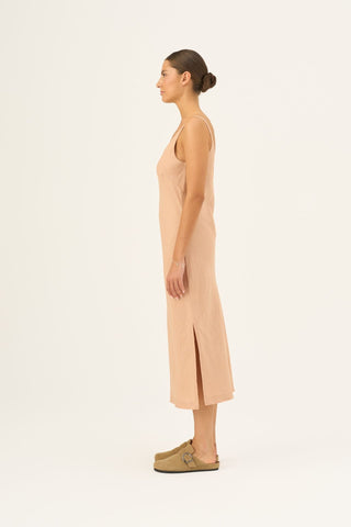Maple Sugar Linen Chamomile Dress - Linen Tales USA 6