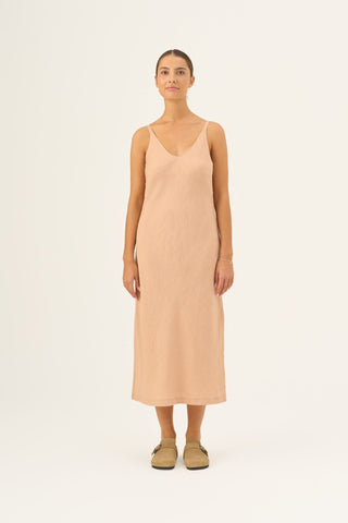 Maple Sugar Linen Chamomile Dress - Linen Tales B2B 