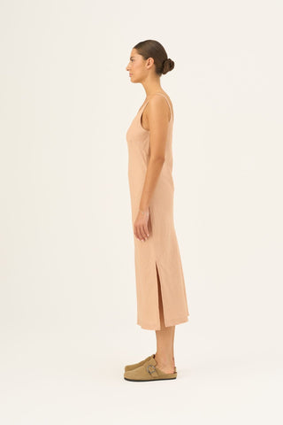 Maple Sugar Linen Chamomile Dress - Linen Tales B2B 3