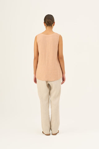 Maple Sugar Linen Daffodil Top - Linen Tales B2B 4