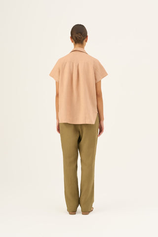 Maple Sugar Linen Melody Shirt - Linen Tales B2B 4
