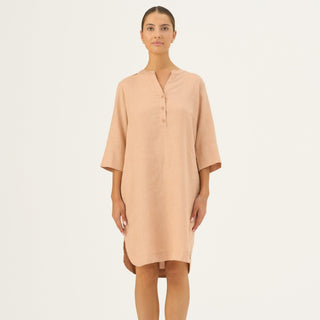 Maple Sugar Linen Prelude Dress - Linen Tales B2B 