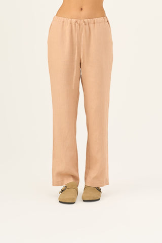 Maple Sugar Linen Primrose Loungewear Set - Linen Tales B2B 4