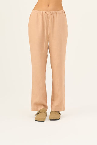 Maple Sugar Linen Primrose Loungewear Set - Linen Tales USA 8