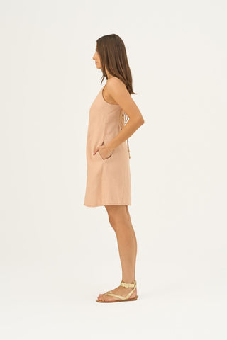 Maple Sugar Linen Stella Dress - Linen Tales B2B 3