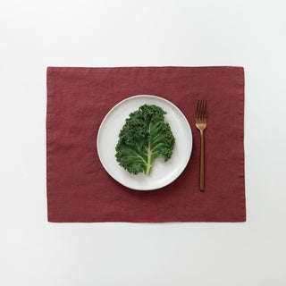 Marsala Linen Placemat - Linen Tales USA 