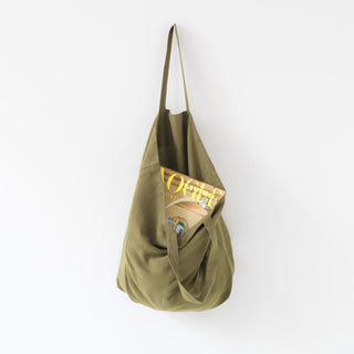 Martini Olive Linen Big Bag - Linen Tales B2B 