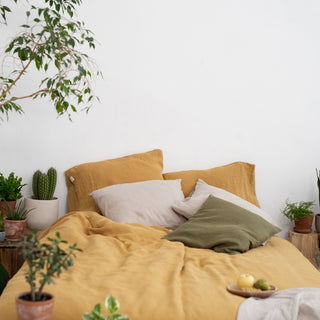 Martini Olive Linen Cushion Cover - Linen Tales B2B 