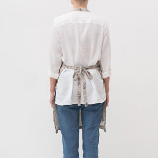 Meadow on Natural Linen Daily Apron - Linen Tales B2B 3