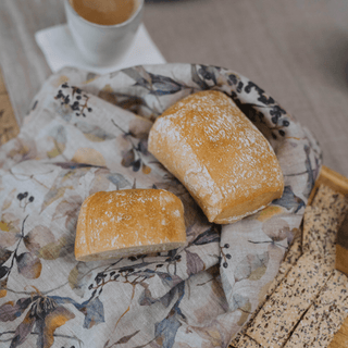 Meadow on Natural Linen Kitchen Towel - Linen Tales B2B 